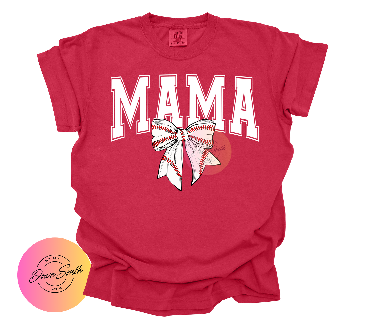 Sports mama bow women’s tee
