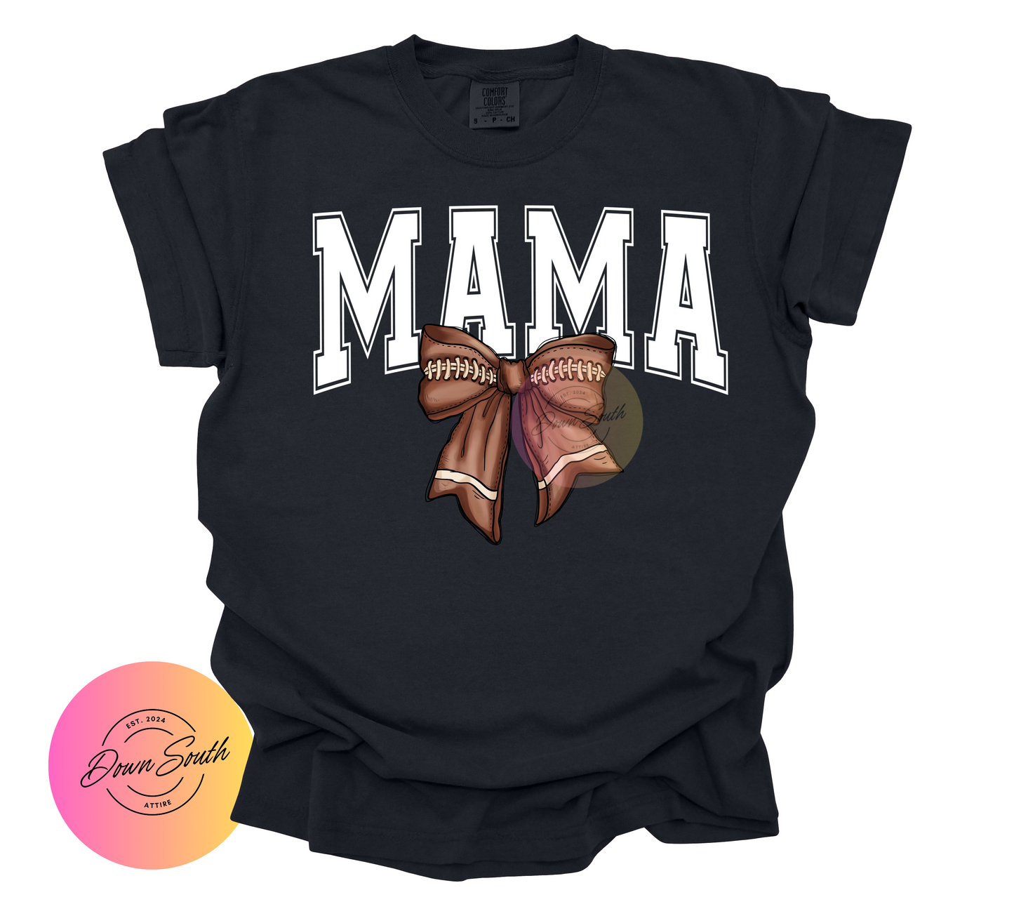 Sports mama bow women’s tee