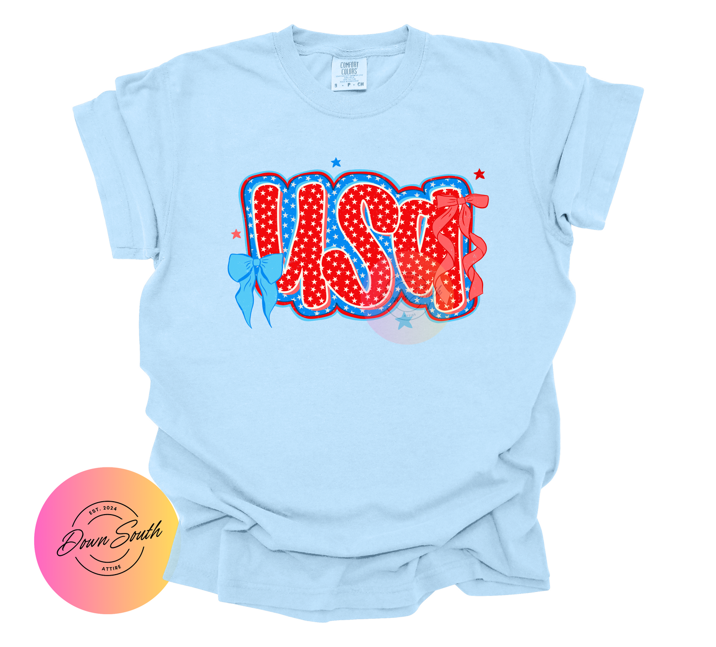 Preppy USA women or kids tee