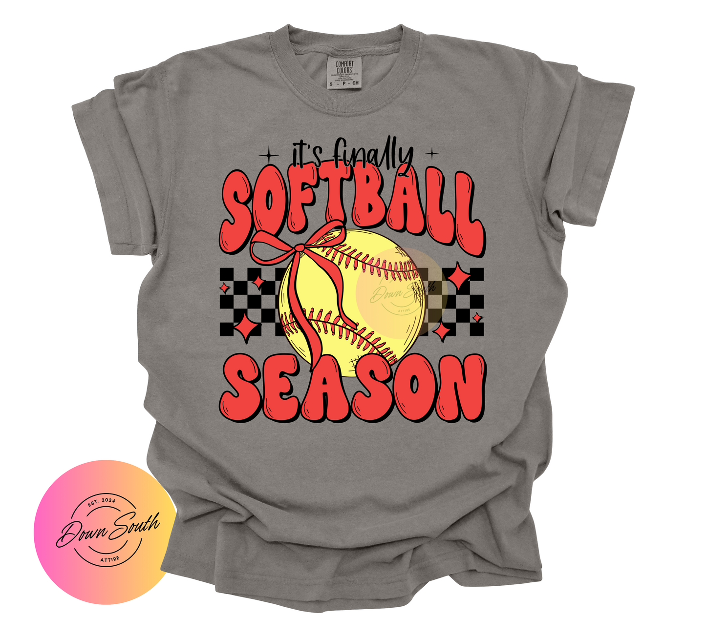 It’s finally softball/baseball season women or kids tee
