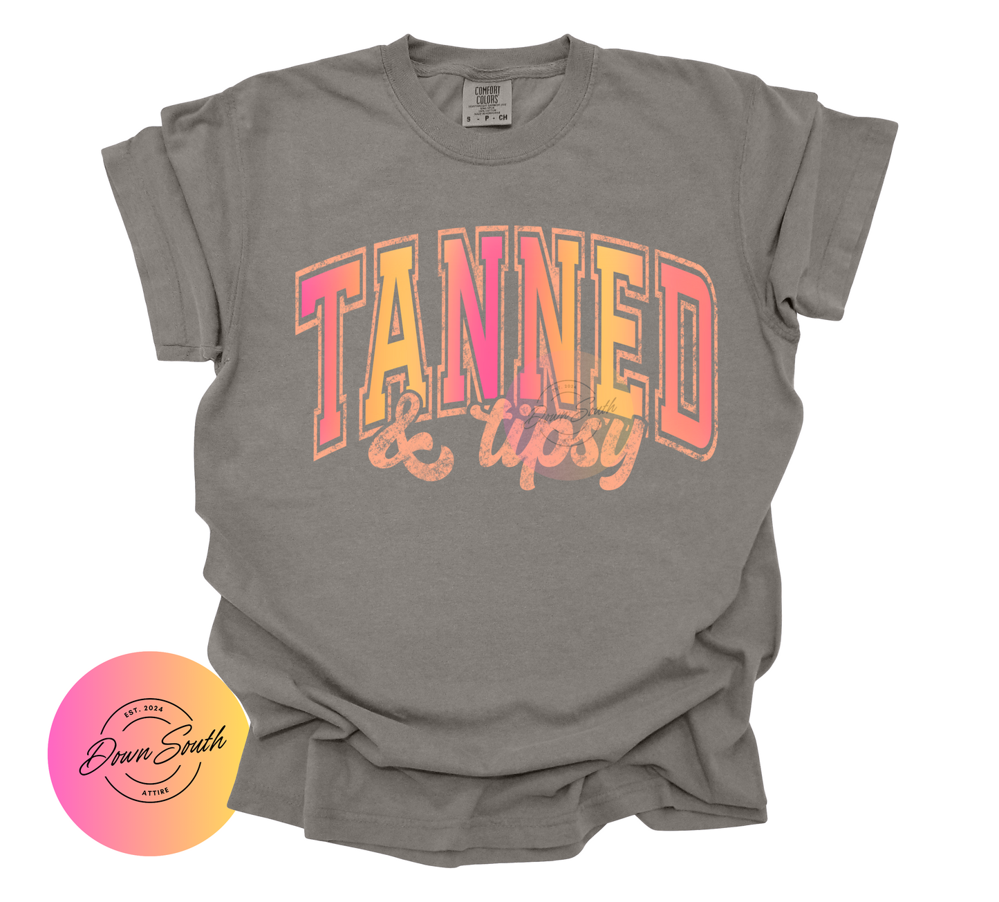 Tanned & tipsy women’s tee