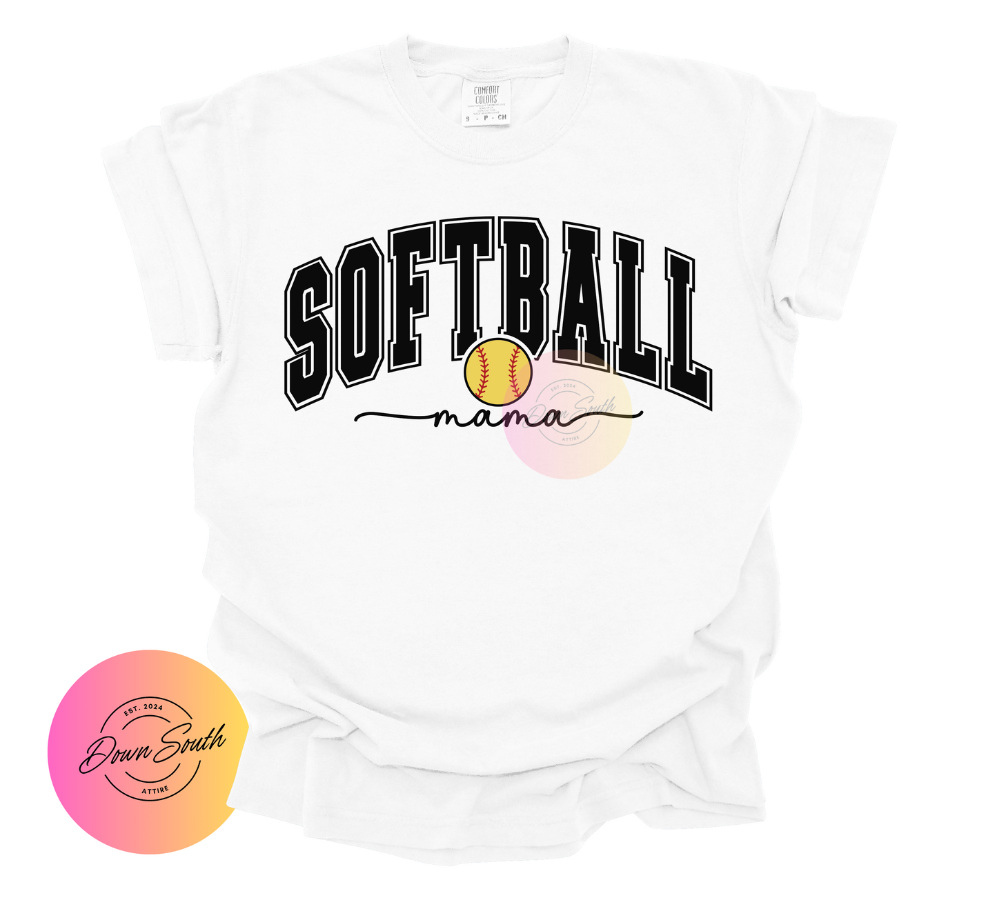 Softball mama women’s tee