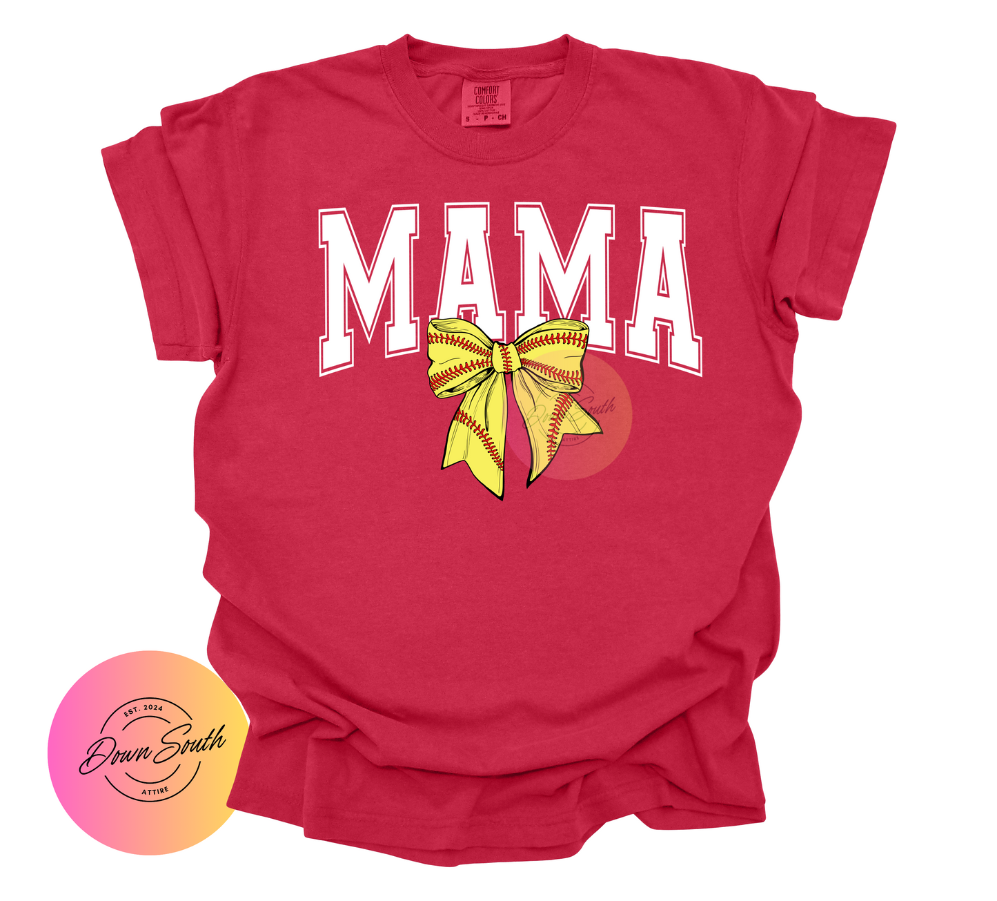 Sports mama bow women’s tee