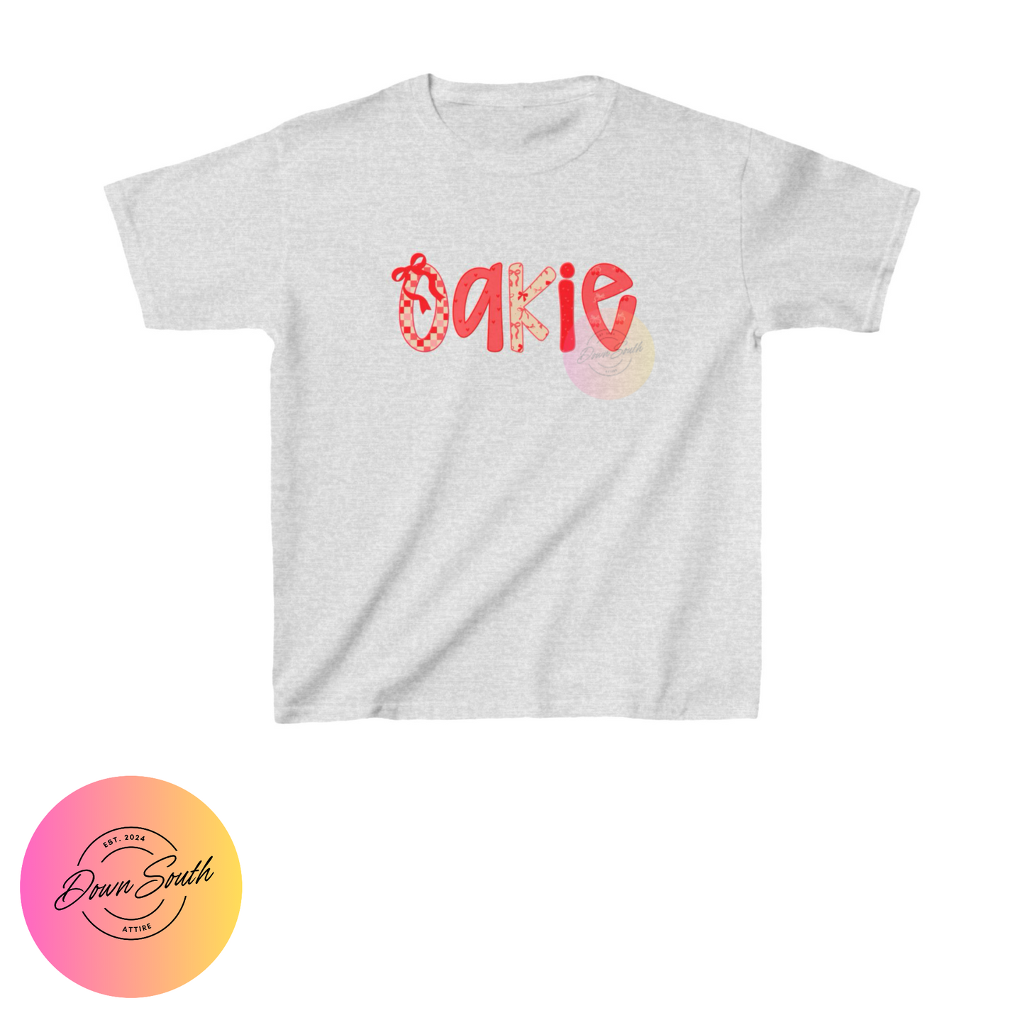 Kids valentines name tee