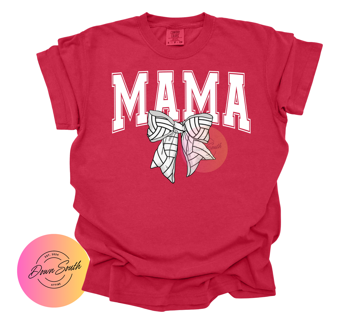 Sports mama bow women’s tee