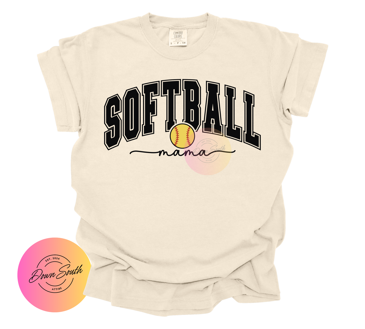 Softball mama women’s tee