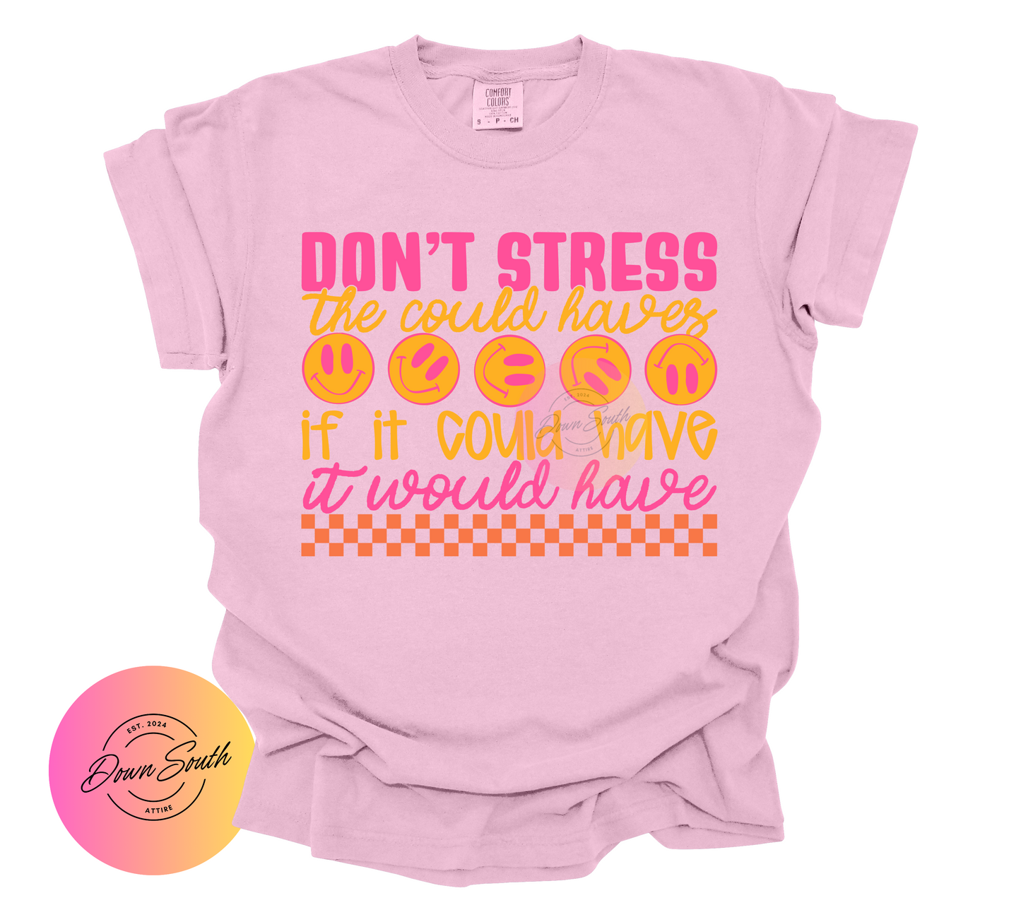 Don’t stress women’s tee