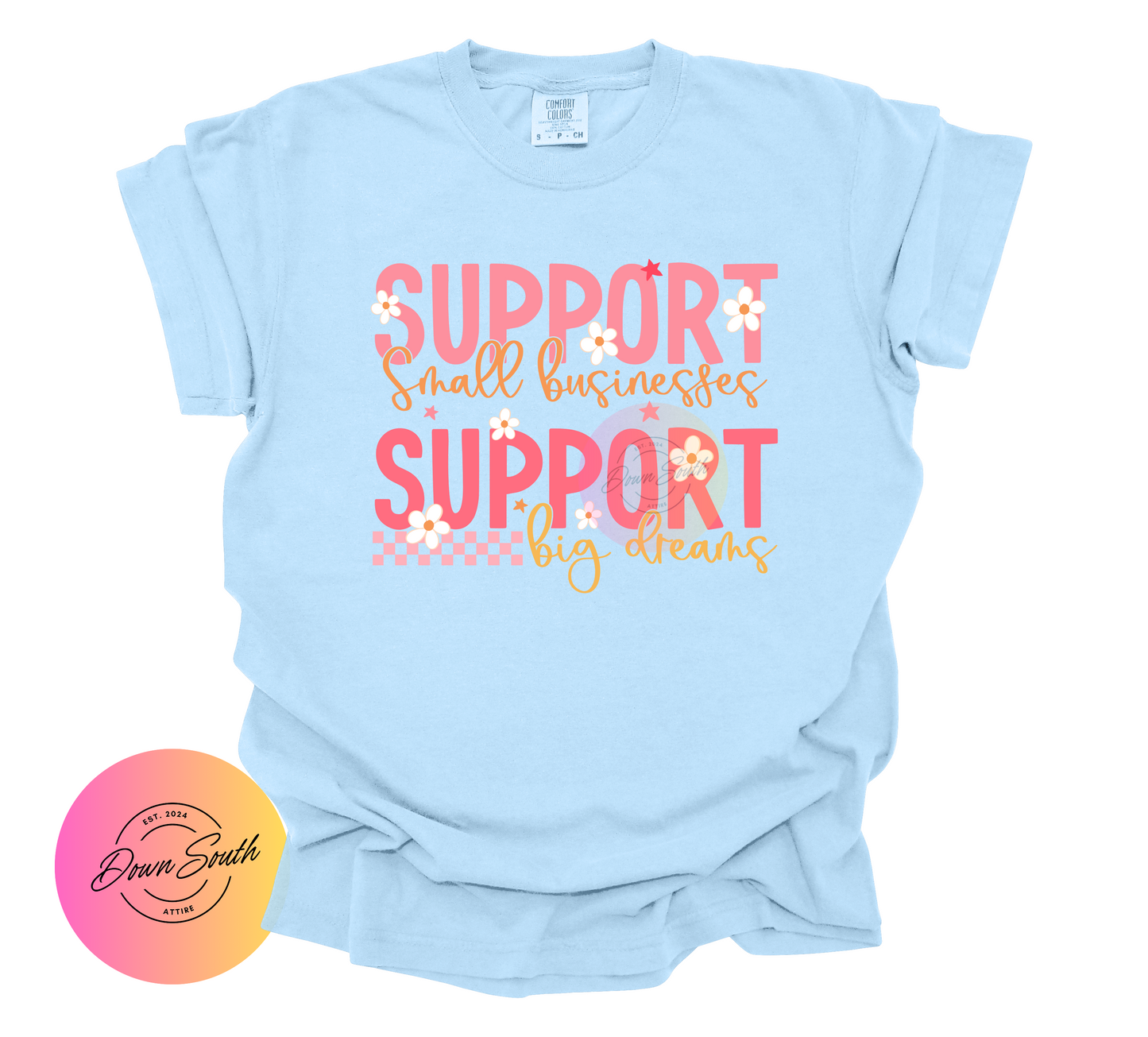 Support small businesses women’s tee