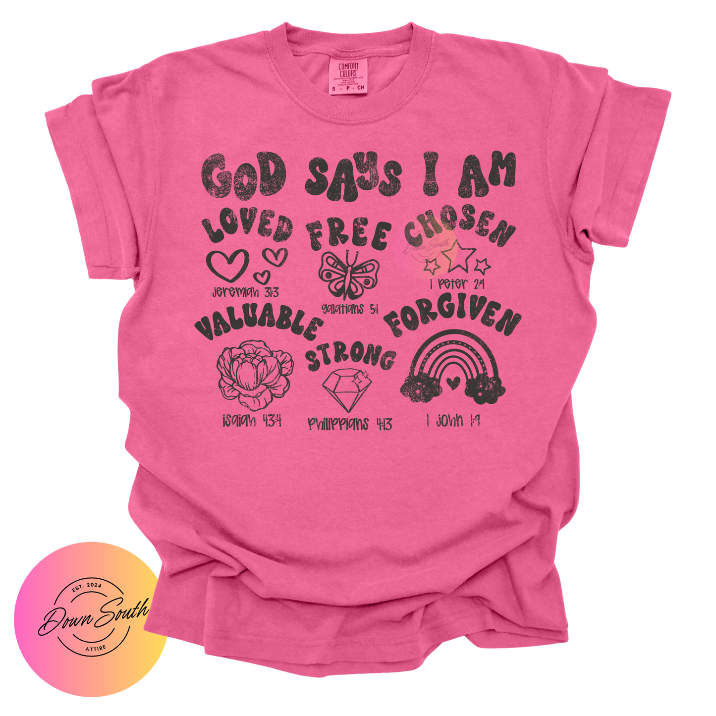Women or kids God says I am… tee