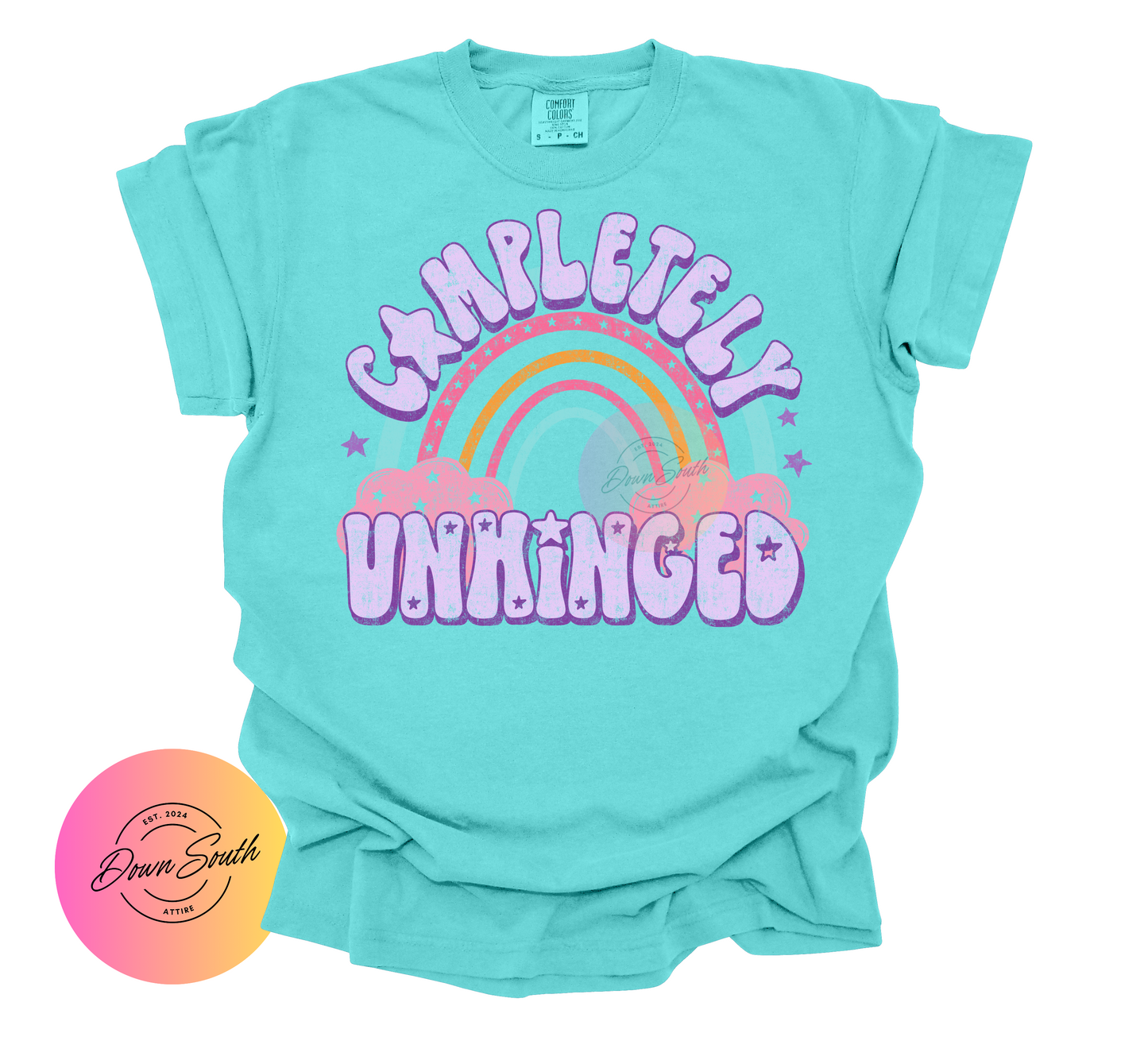 Completely unhinged women or kids tee