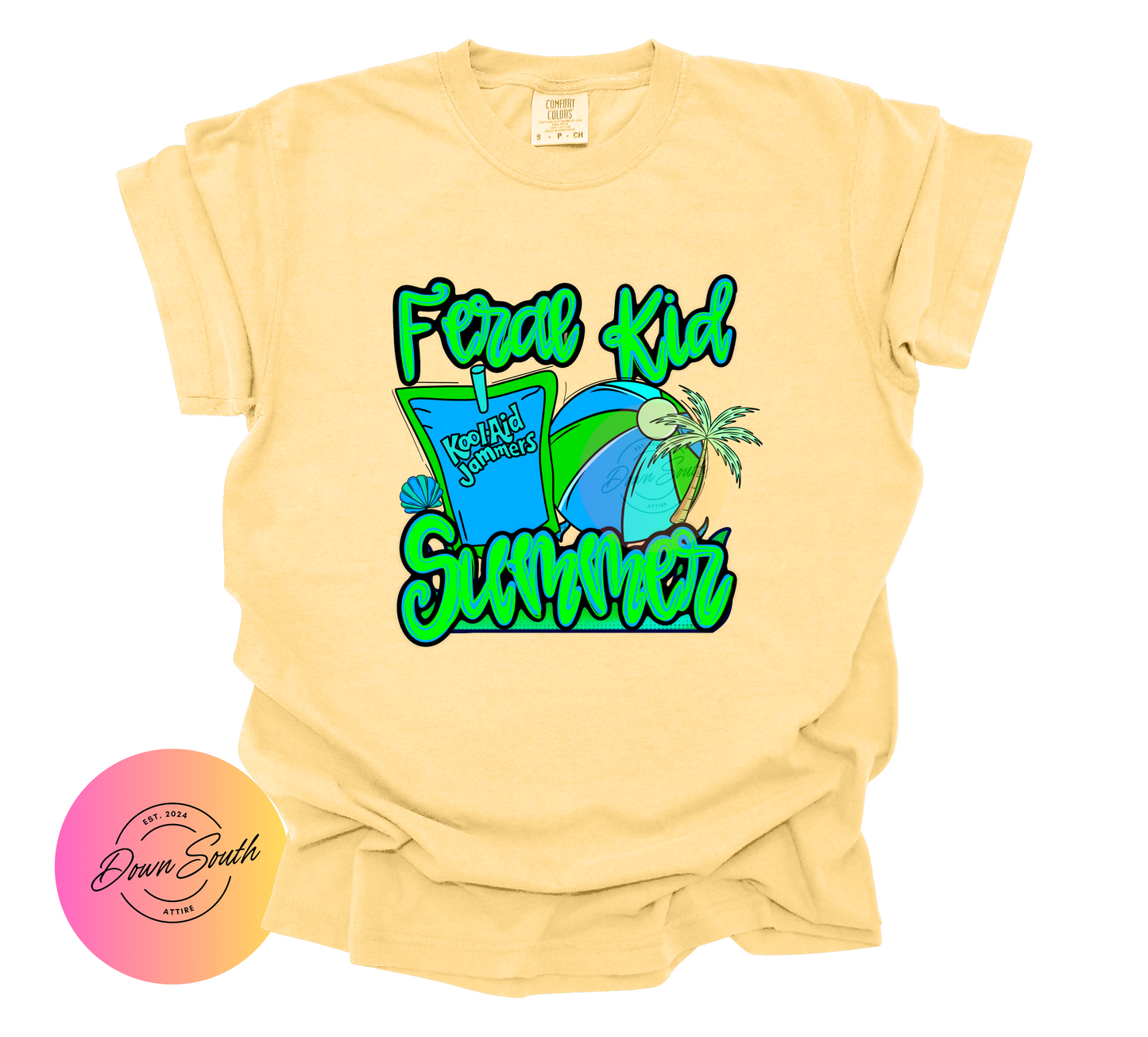 Boys feral kid summer tee