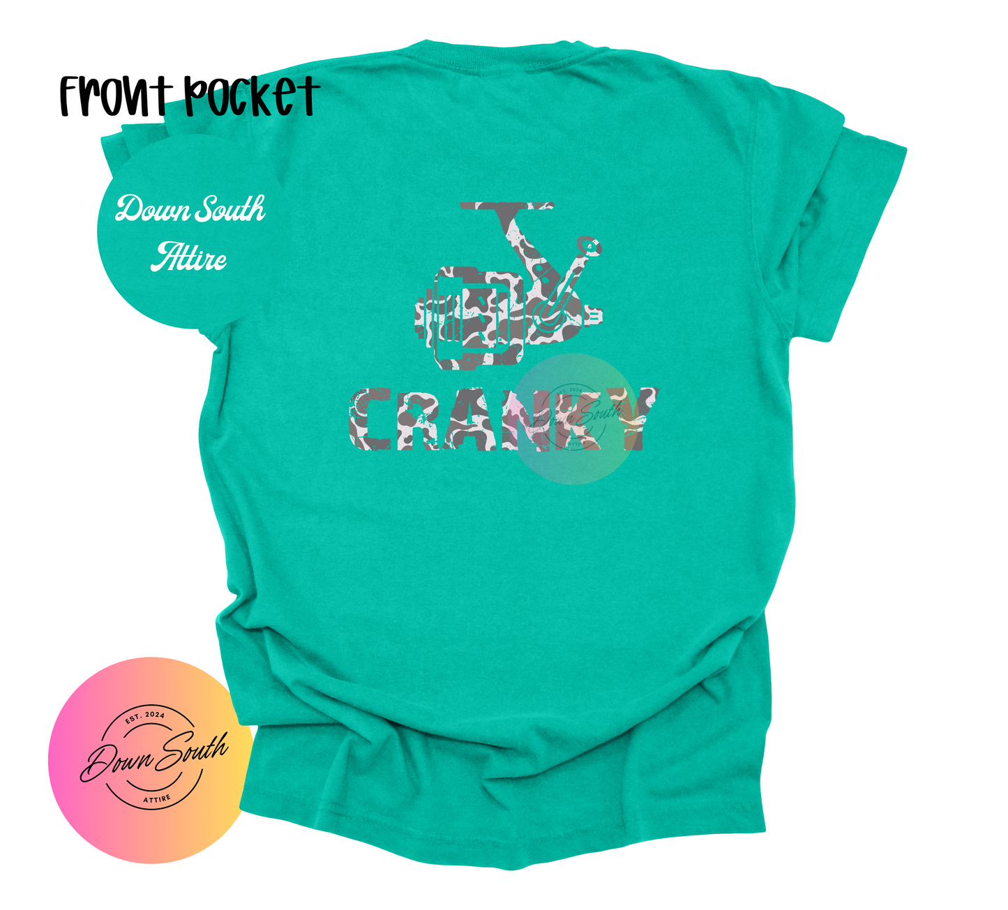 Cranky boys fishing tee