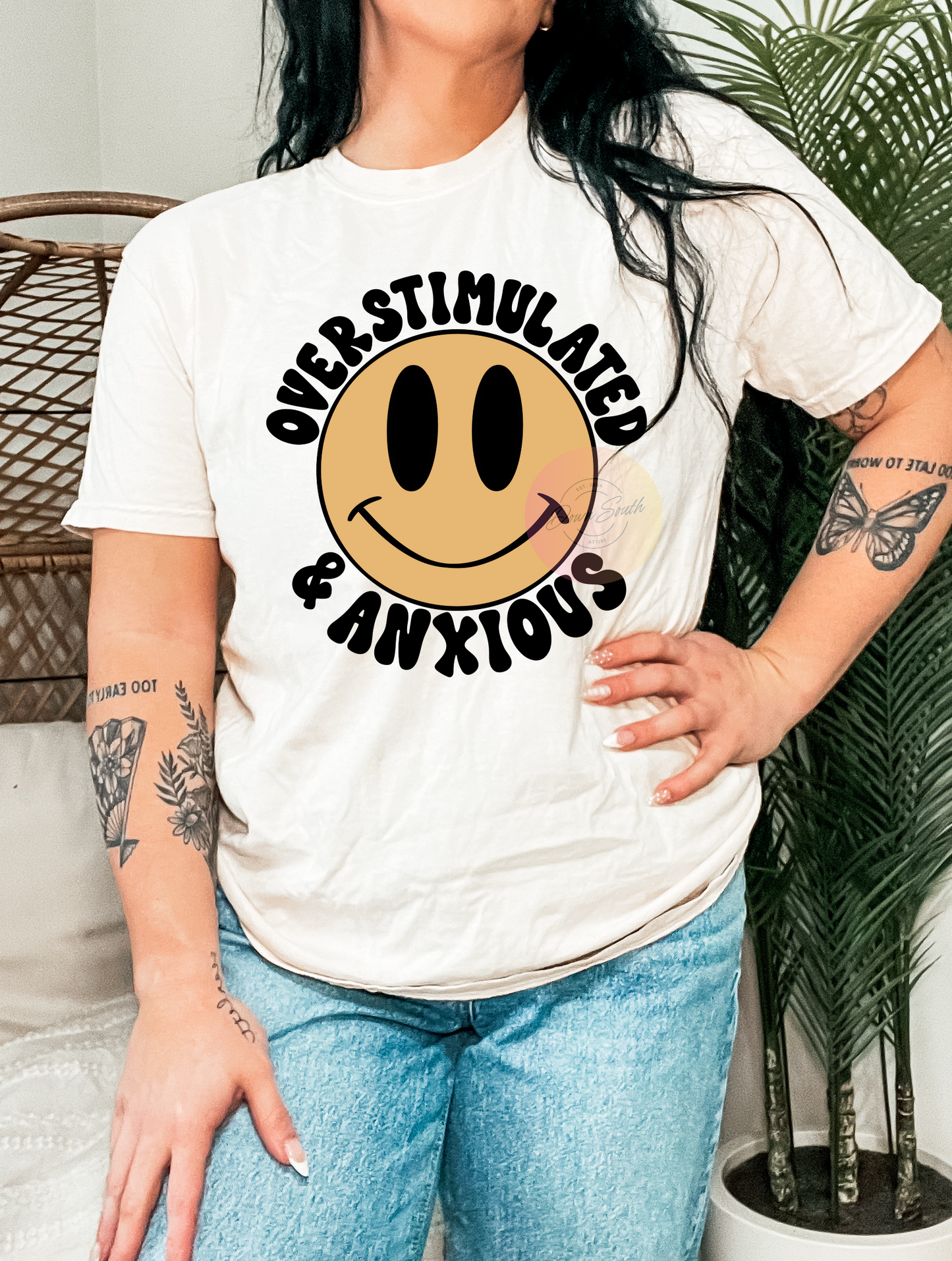 Overstimulated & anxious women’s tee