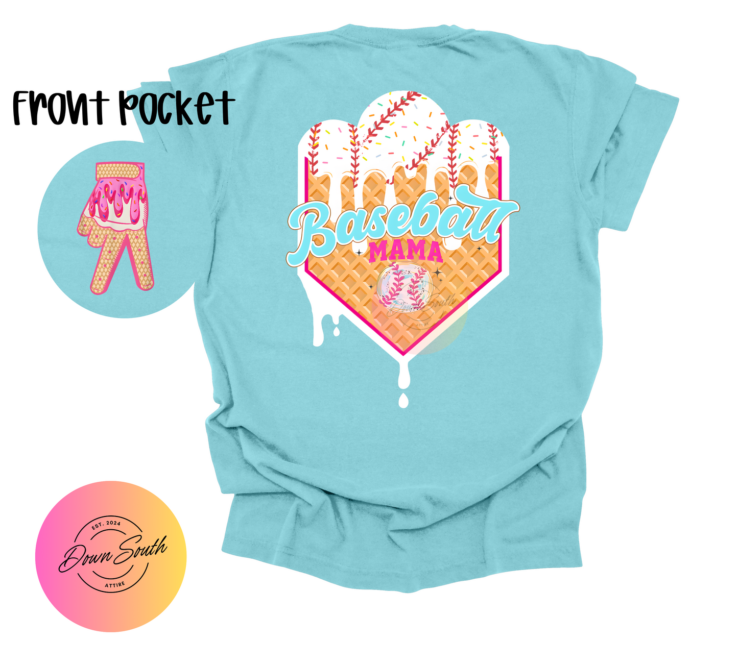 Baseball Mama women’s tee