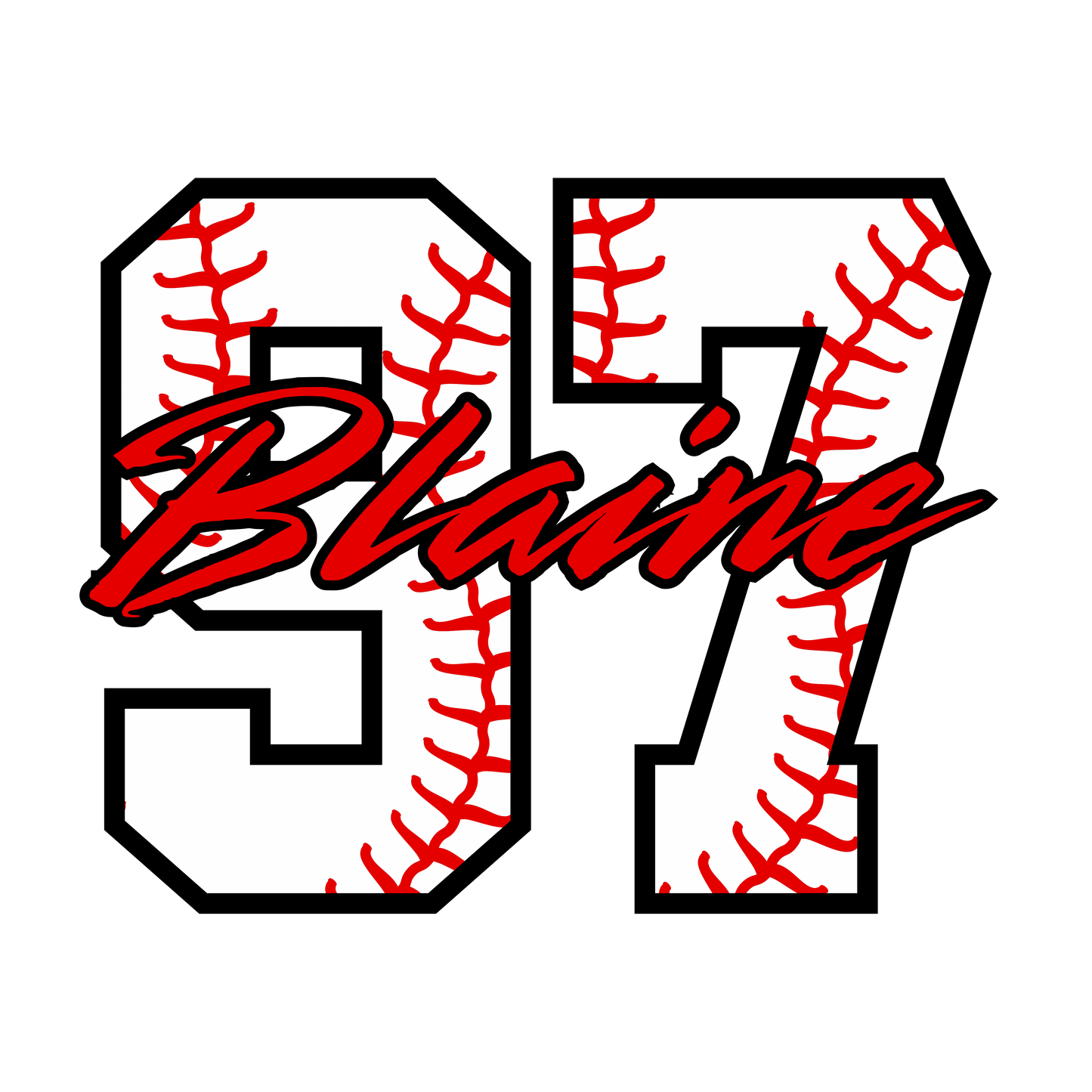 UV DTF softball or baseball stickers