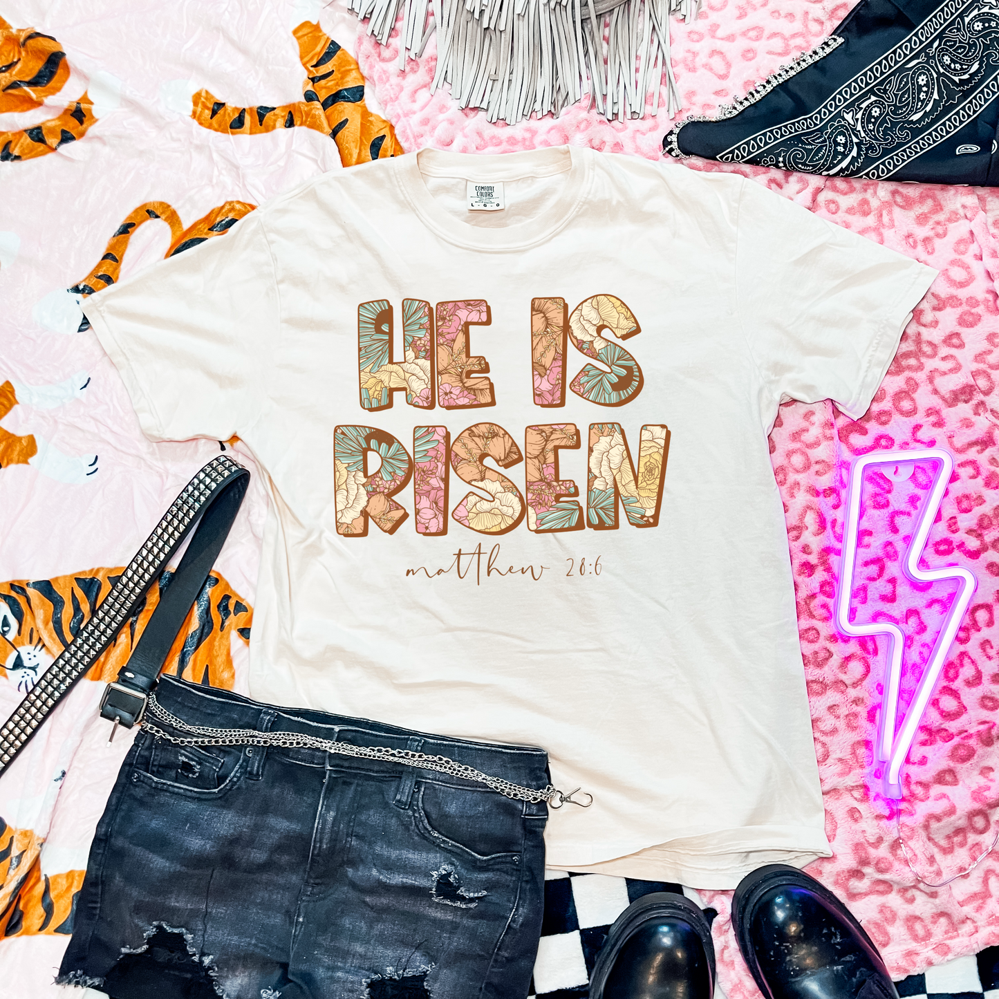 He is risen women or kids tee