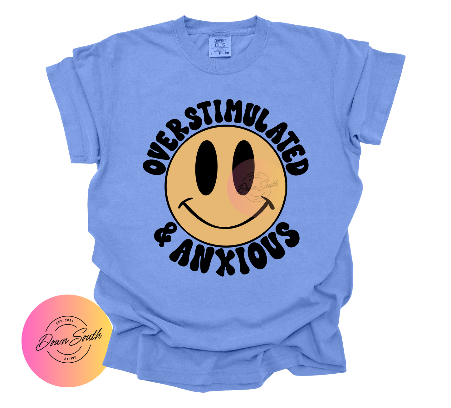 Overstimulated & anxious women’s tee