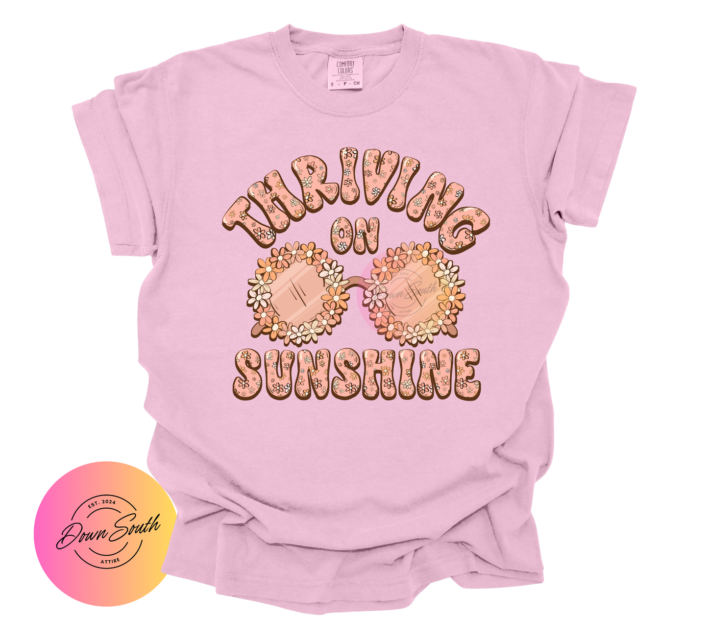 Thriving on sunshine kids tee