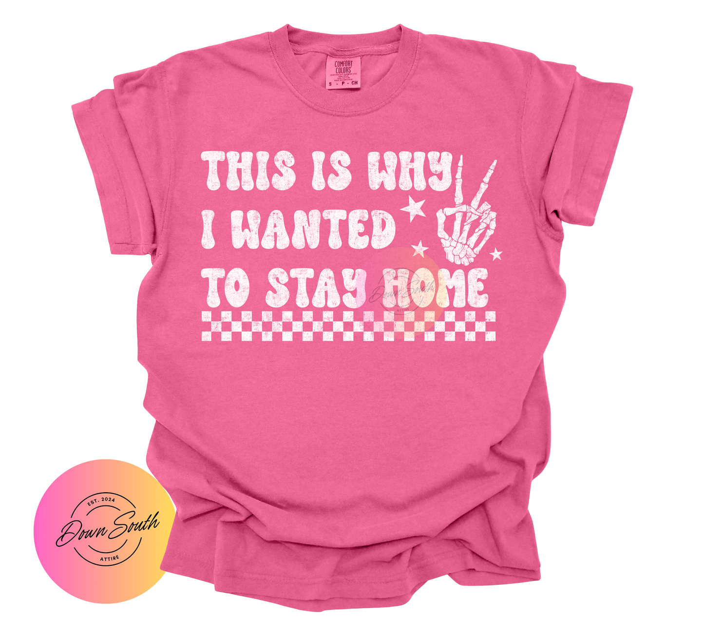 This is why I wanted to stay home women’s tee