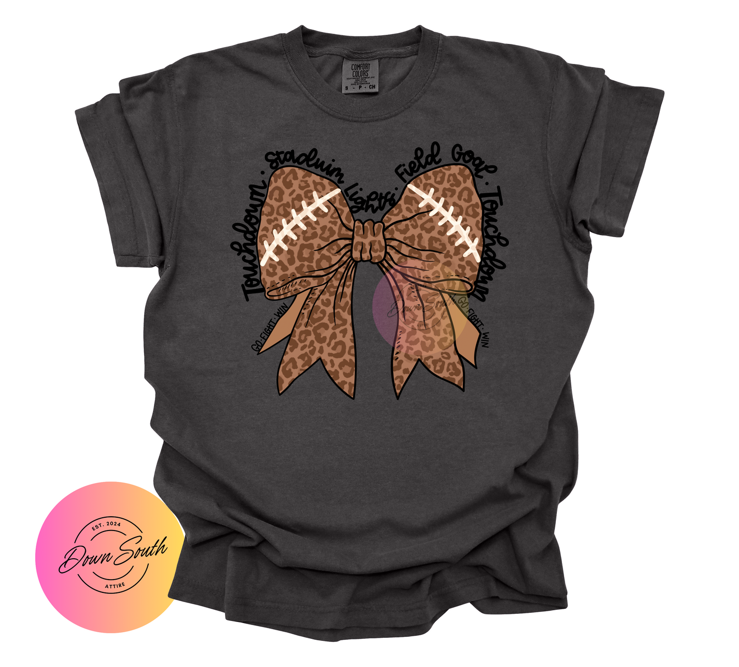 Football bow women’s tee
