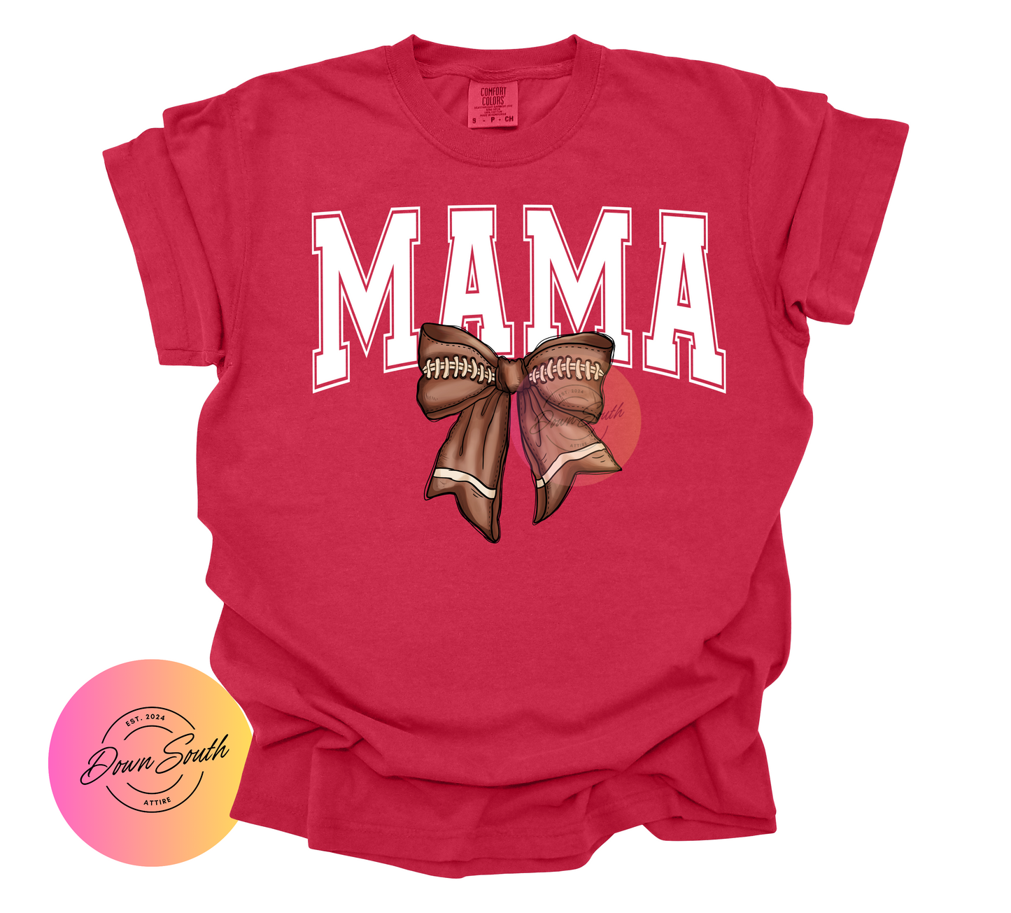 Sports mama bow women’s tee