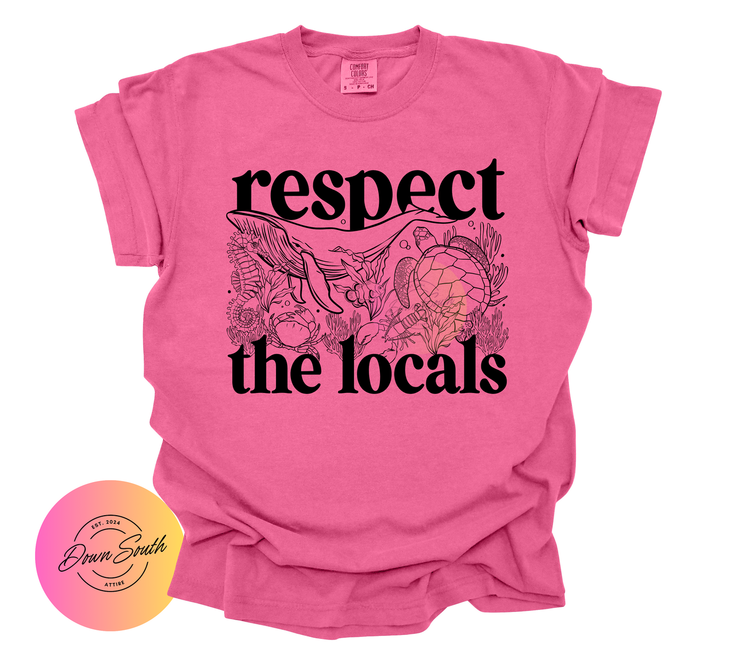 Respect the locals women’s or kids tee
