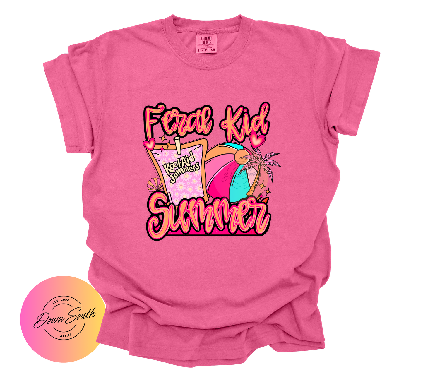 Girls feral kids summer tee