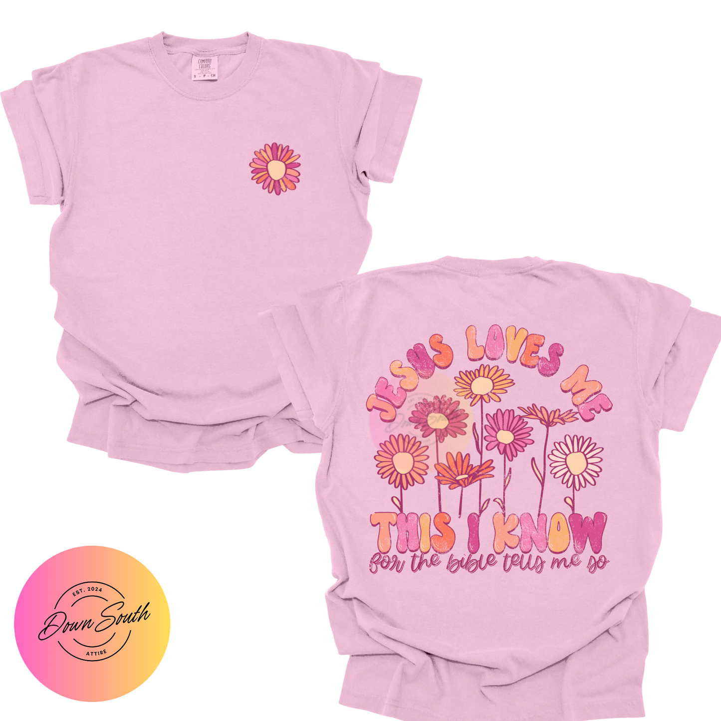 Jesus loves me women or kids tee