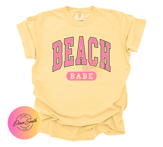 Beach babe women or kids tee