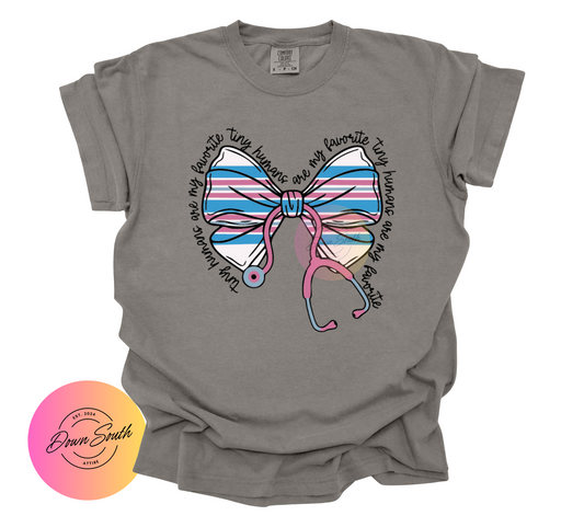 Tiny humans are my favorite labor & delivery/ nicu nurse women’s tee