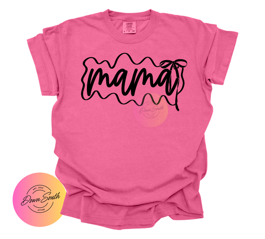 Mama bow women’s tee