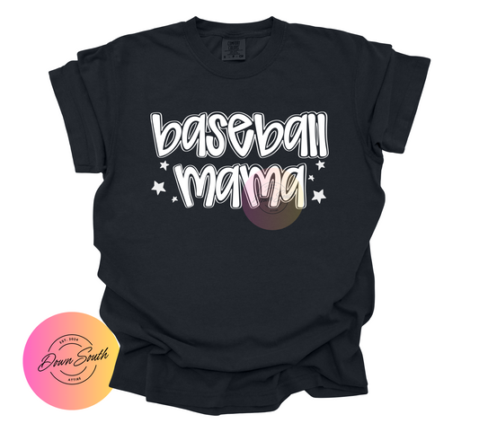 Baseball/softball mama women’s tee