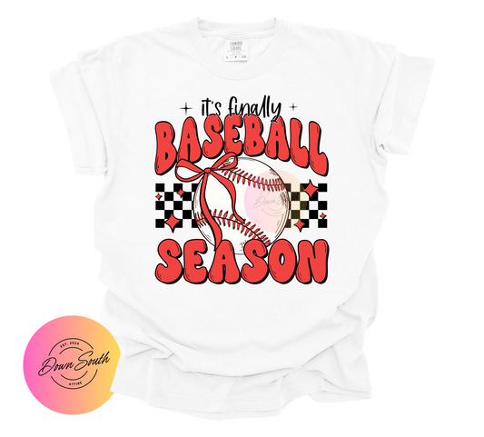It’s finally softball/baseball season women or kids tee