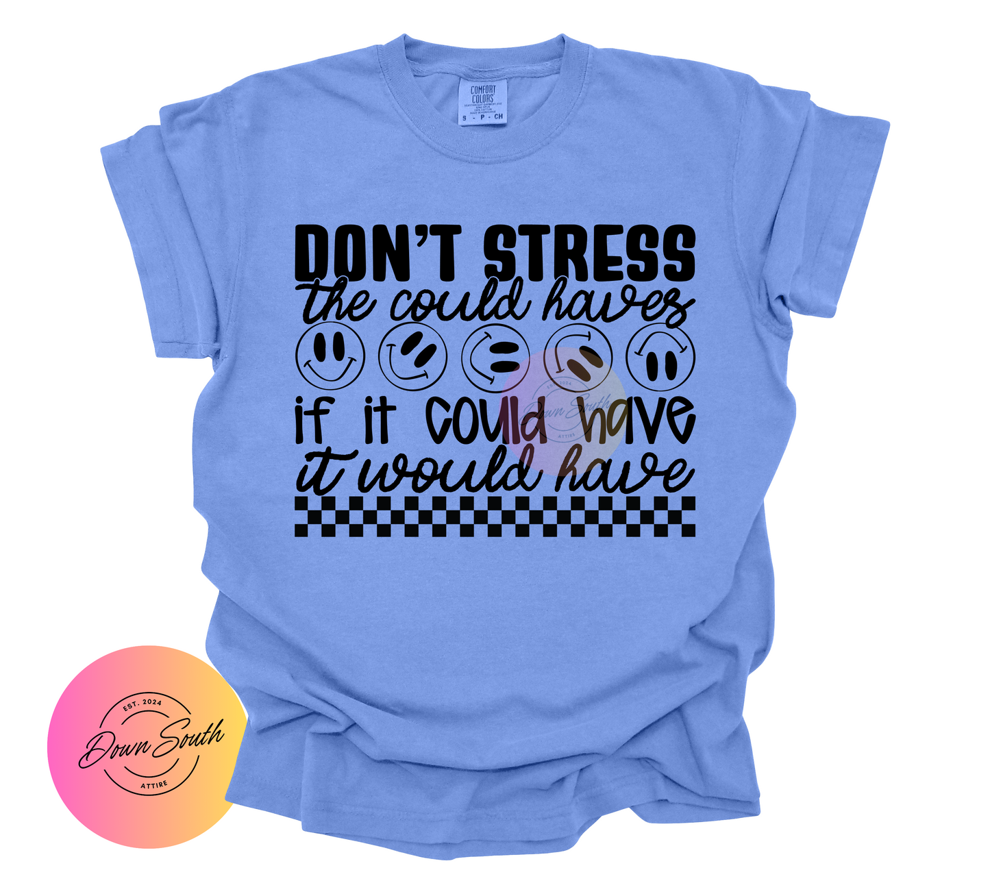 Don’t stress women’s tee