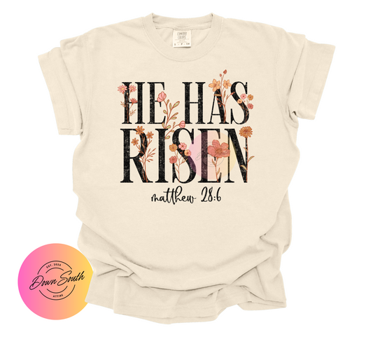 He has risen women or kids tee