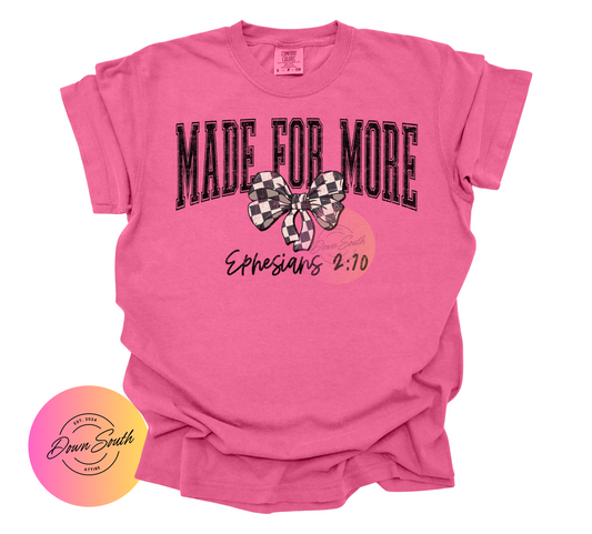Made for more women or kids tee