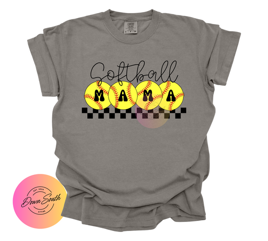 Baseball/softball mama tee