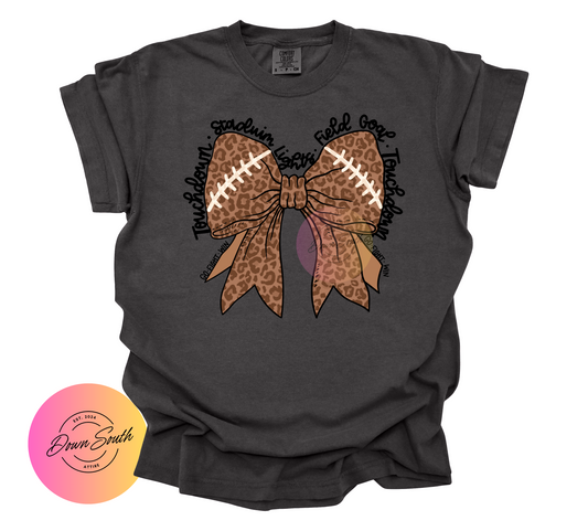 Football bow women’s tee
