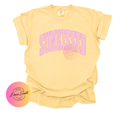Sun kissed no bow women or kids tee