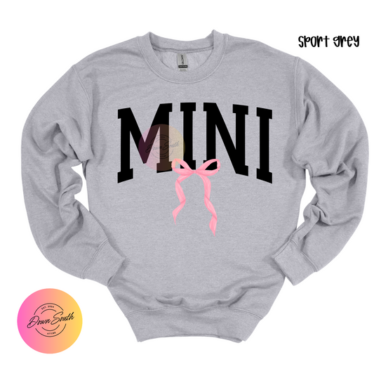 Mini kids bow sweatshirt