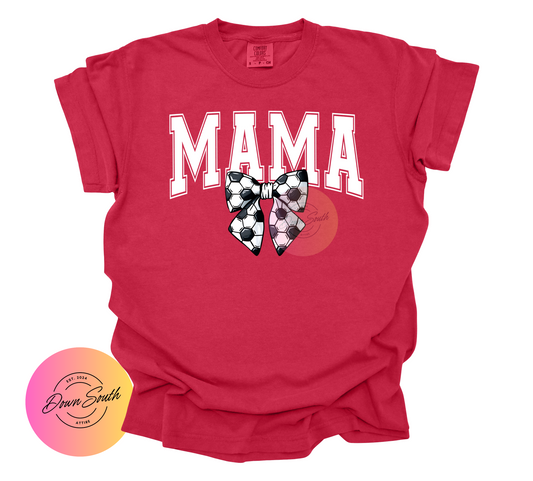 Sports mama bow women’s tee