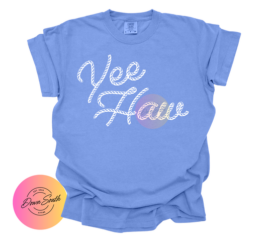 Yee haw adult or kids tee