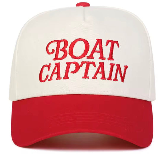 Boat captain baseball cap