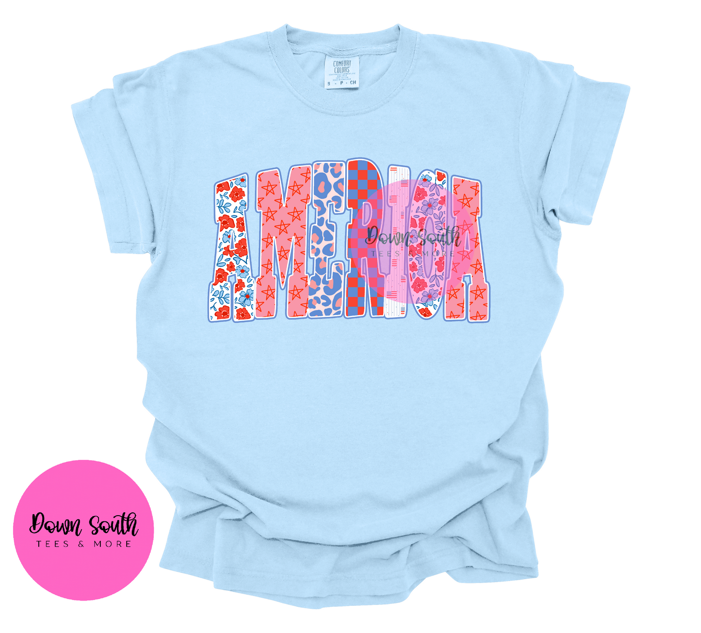 Preppy america tee