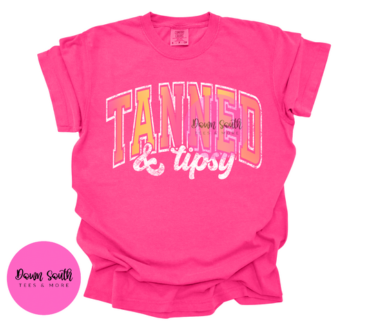 Tanned and tipsy women’s tee